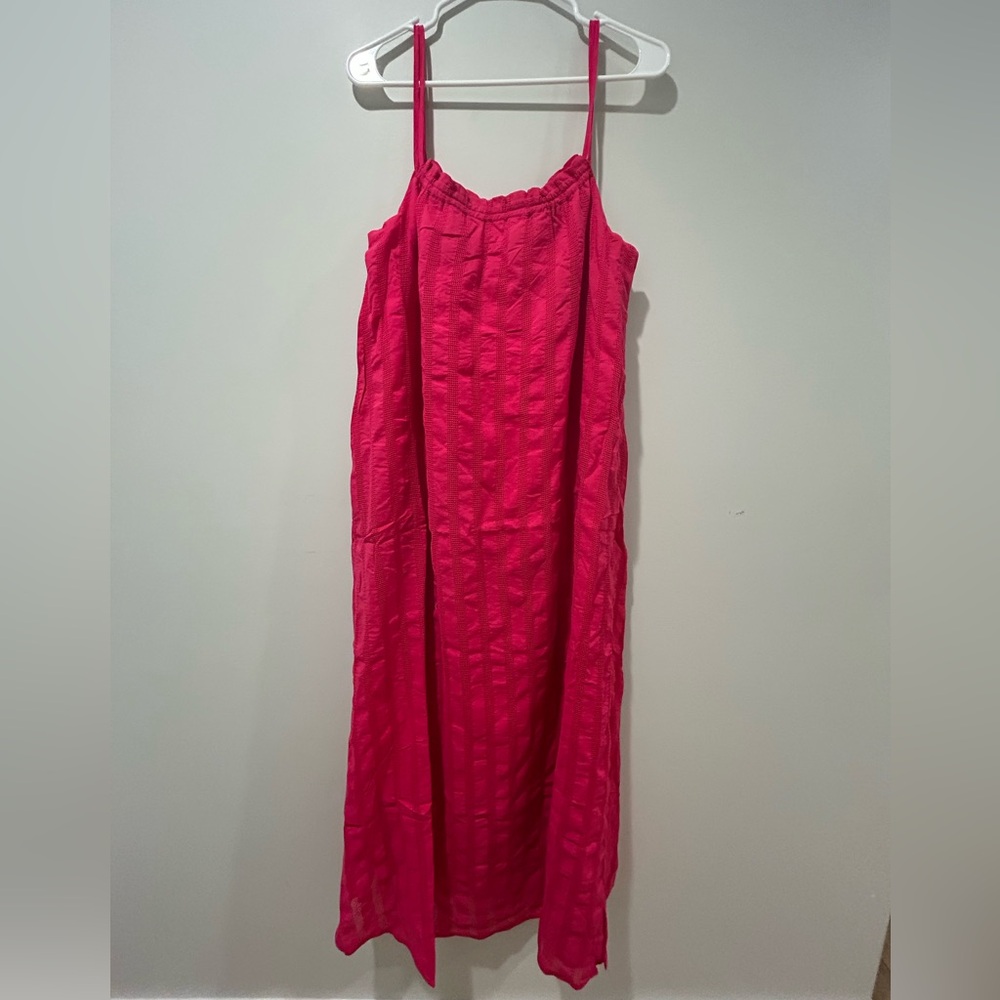 BB Dakota Pink Maxi Dress 100% Cotton - Picture 4 of 10